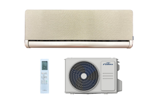 Fisher FSAIF-ART-124AE3-G-BR Arany-Aranybarna Textil Előlapos Inverteres Split klíma  (Cserélhető előlap!)
