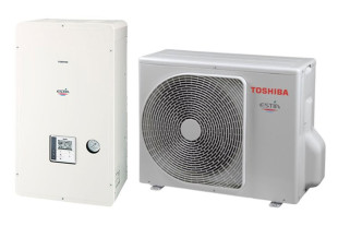 Toshiba HWT-401HW-E / HWT-601XWHT6W-E ESTIA Hydrobox (R32, 1 fázis, 6 kW-os elektromos patronnal)